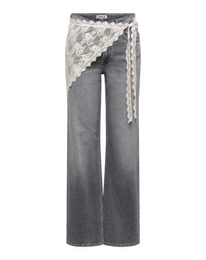 Only - ONLSof Lace Scarf - Antique White 
